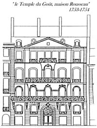 Façade type d'un immeuble île feydeau